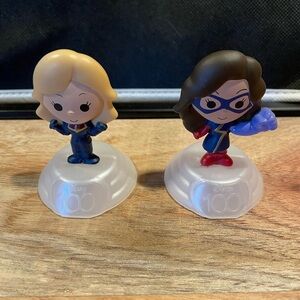 McDonald’s Disney 100 toys - Captain Marvel and Ms Marvel